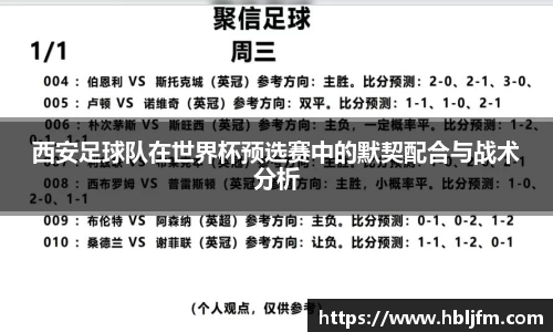 西安足球队在世界杯预选赛中的默契配合与战术分析